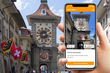 Bern exploration walking tour with smartphone game